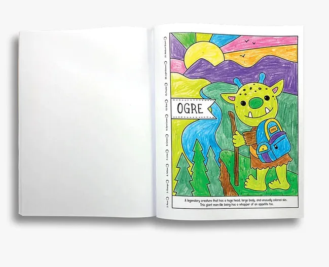 Mythical Friends Color By Numbers
