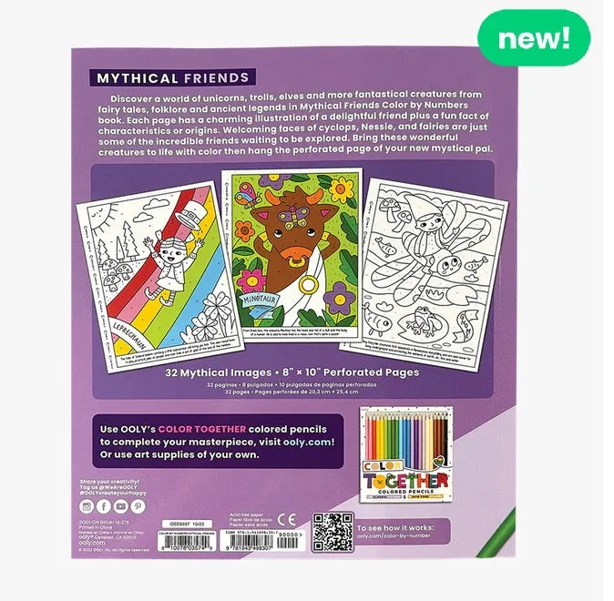 Mythical Friends Color By Numbers