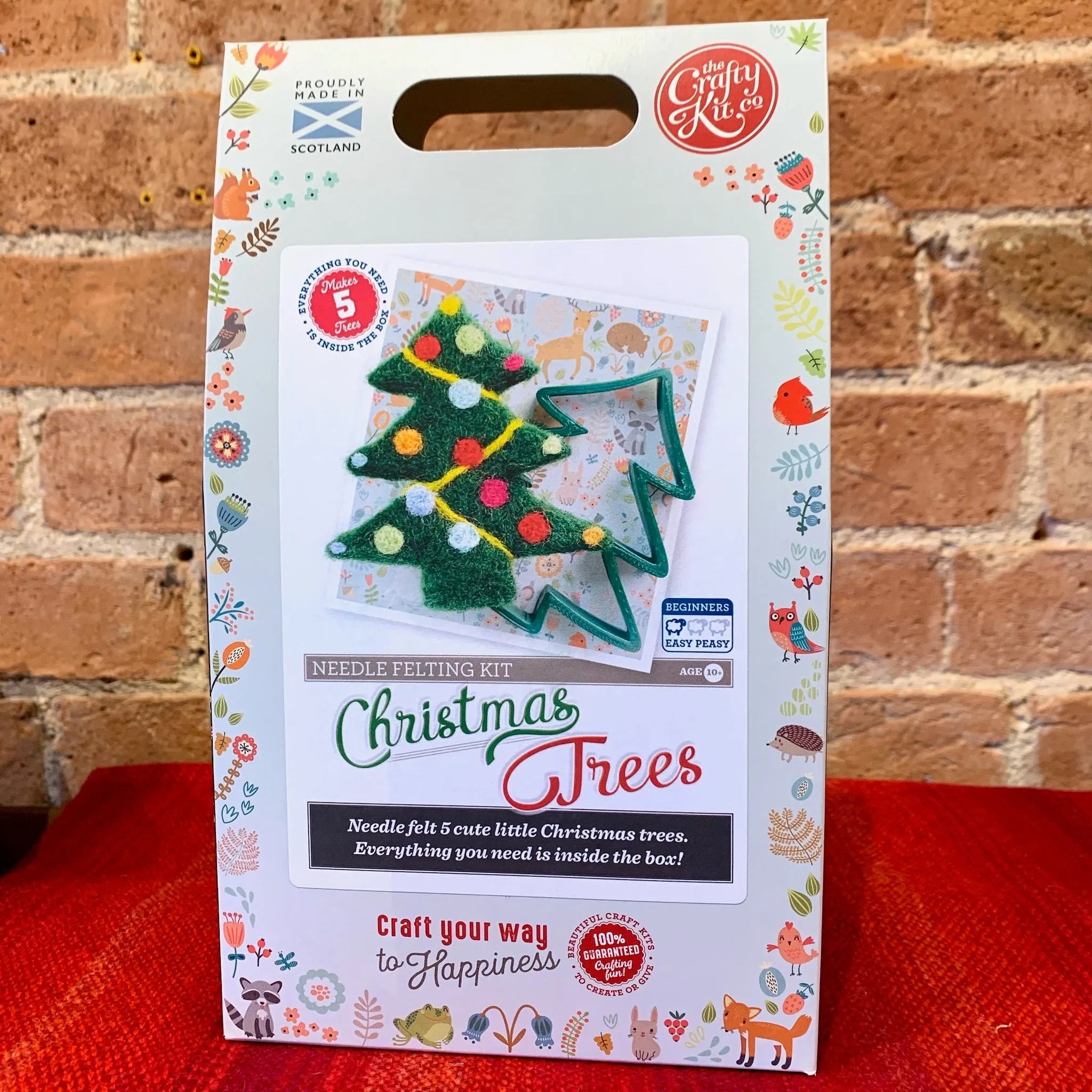 Needle felting kit - Christmas tree