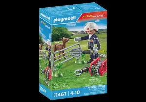 Playmobil Firefighter Animal Rescue 71467