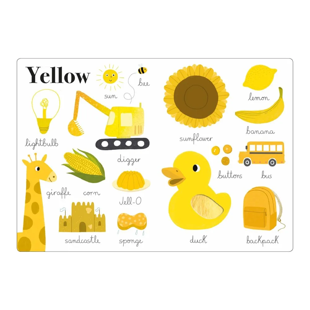 Priddy Books Learn and Explore Board Book - Touch & Feel Colors