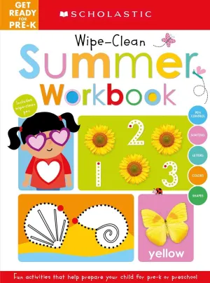 Scholastic Early Learners - Get Ready for Pre-K Summer Workbook (Wipe-Clean Workbook)