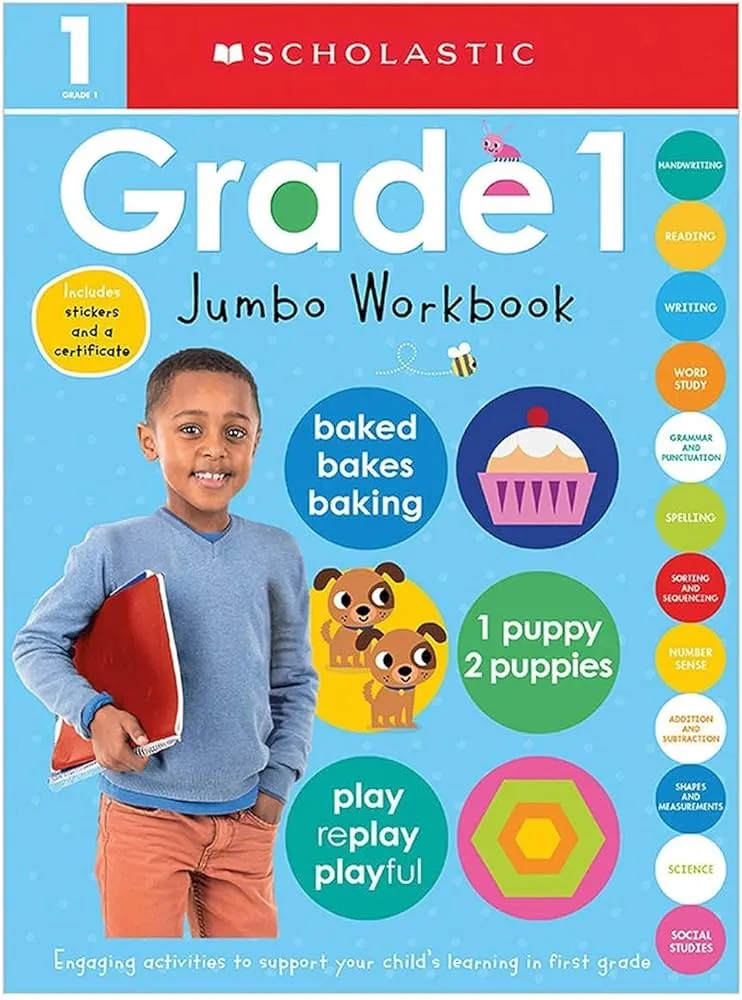 Scholastic Early Learners - Jumbo Workbook Grade 1