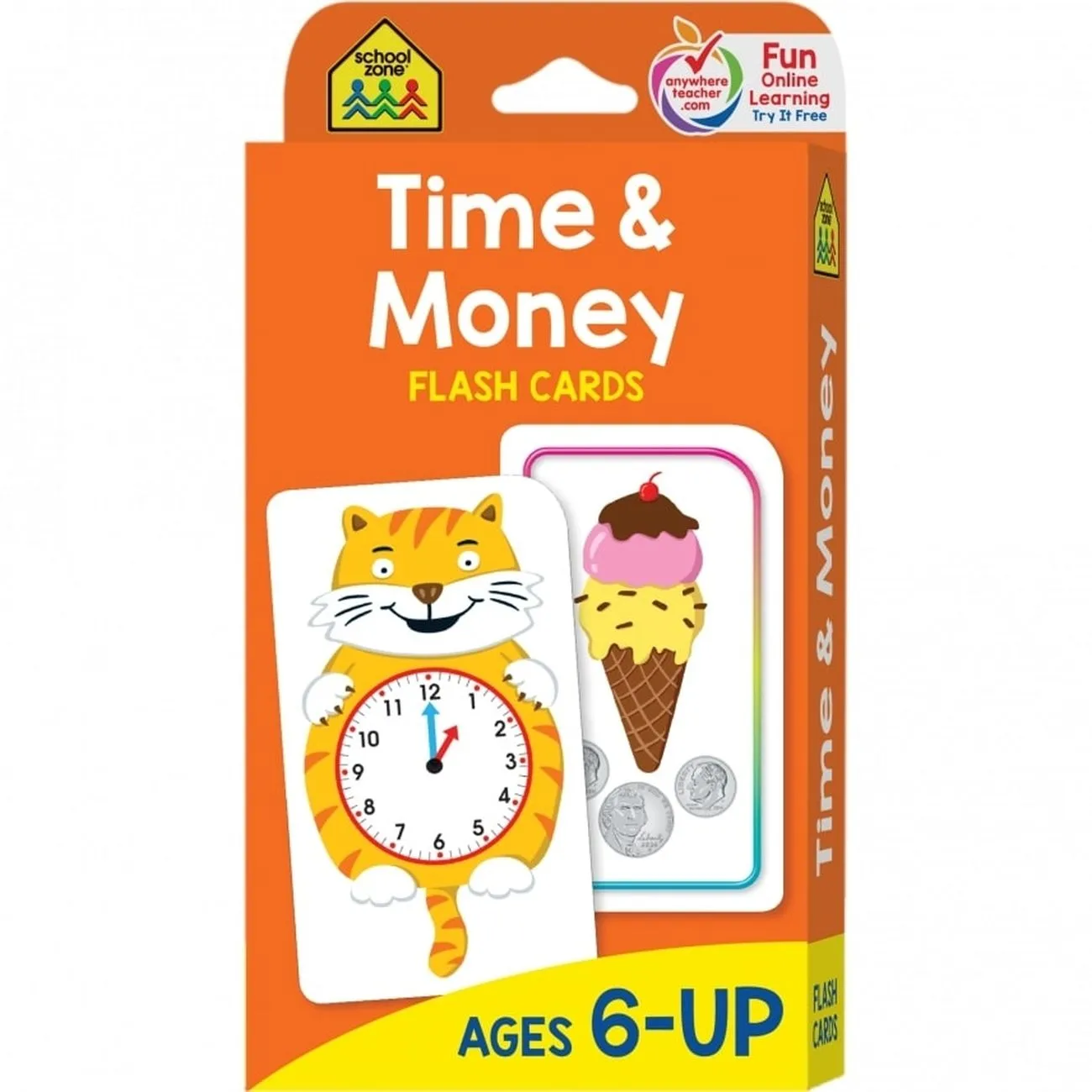 School Zone Flash Cards Time & Money