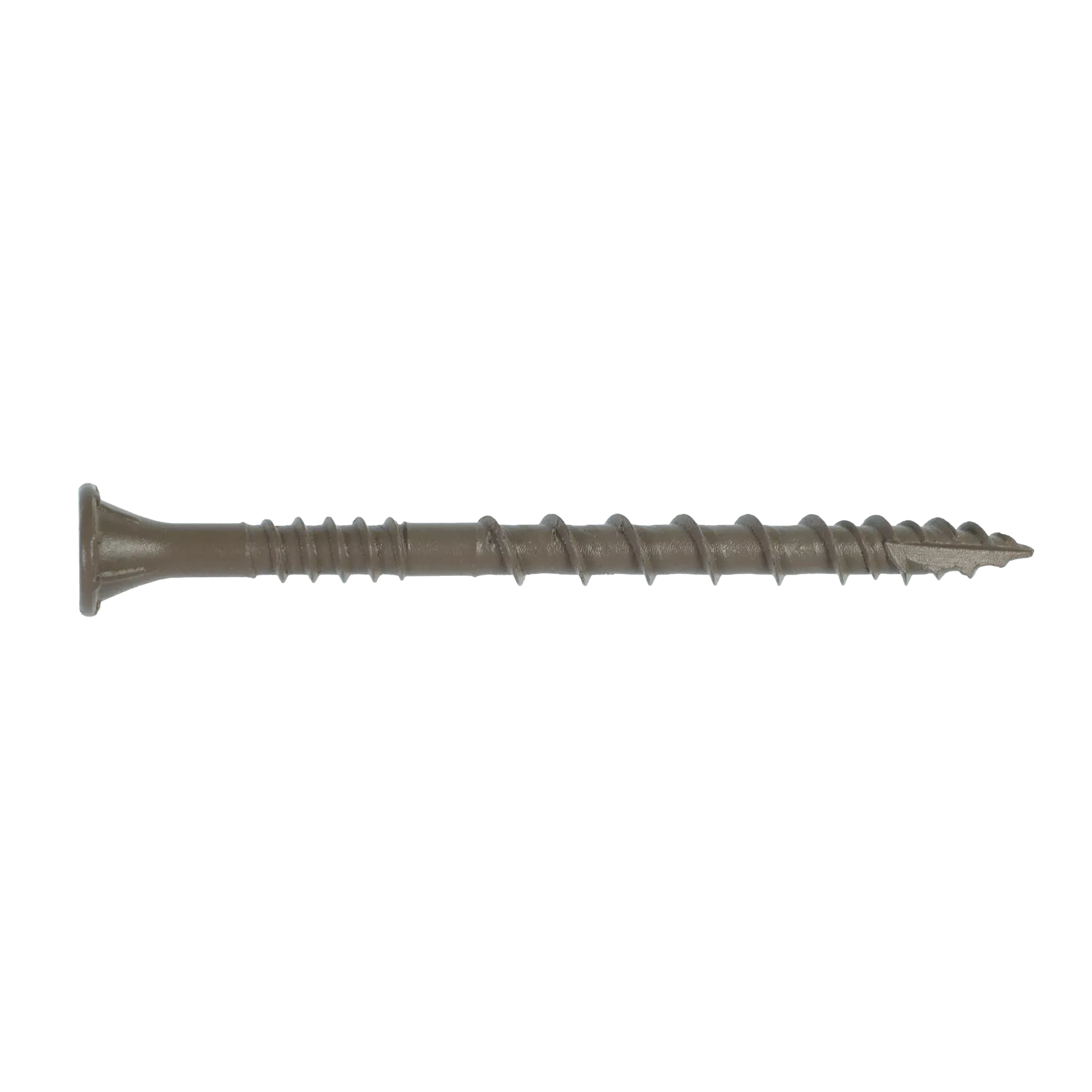 Simpson DSVT2R110 Deck-Drive DSV WOOD Screw — #10 x 2 in. T25, Flat Head, Quik Guard, Tan (110-Qty)