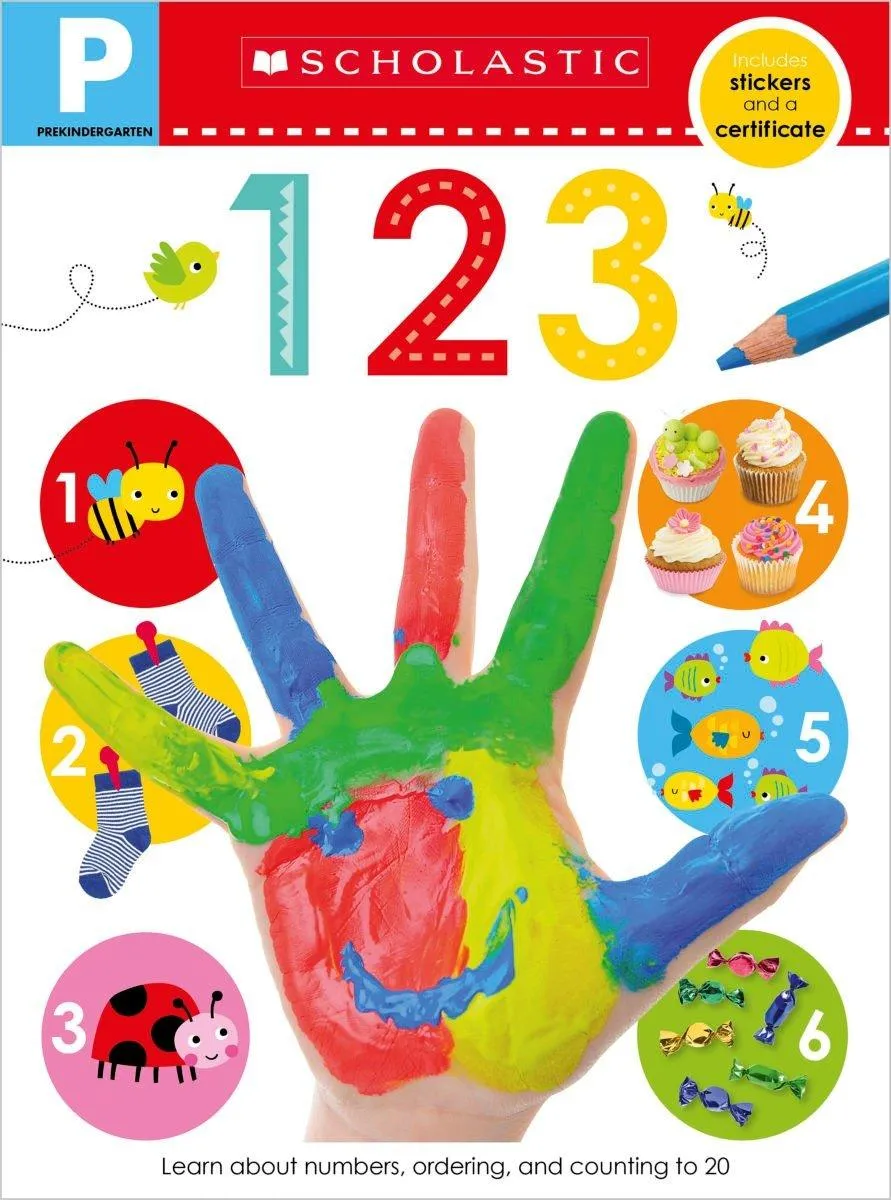 Skills Workbook - 123 Pre-K Workbook - Scholastic Early Learners