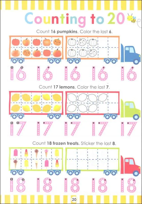 Skills Workbook - 123 Pre-K Workbook - Scholastic Early Learners