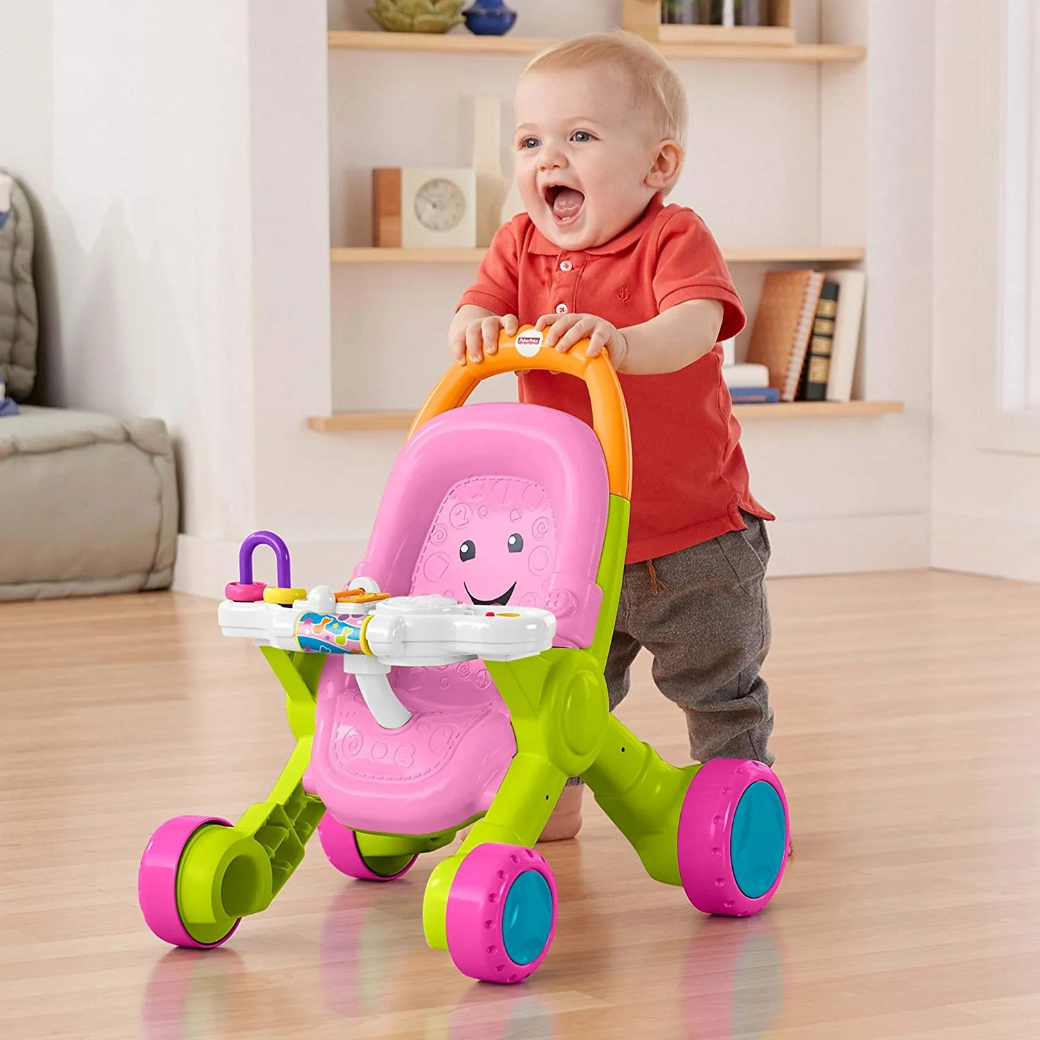 Stroll & Learn Walker Pink