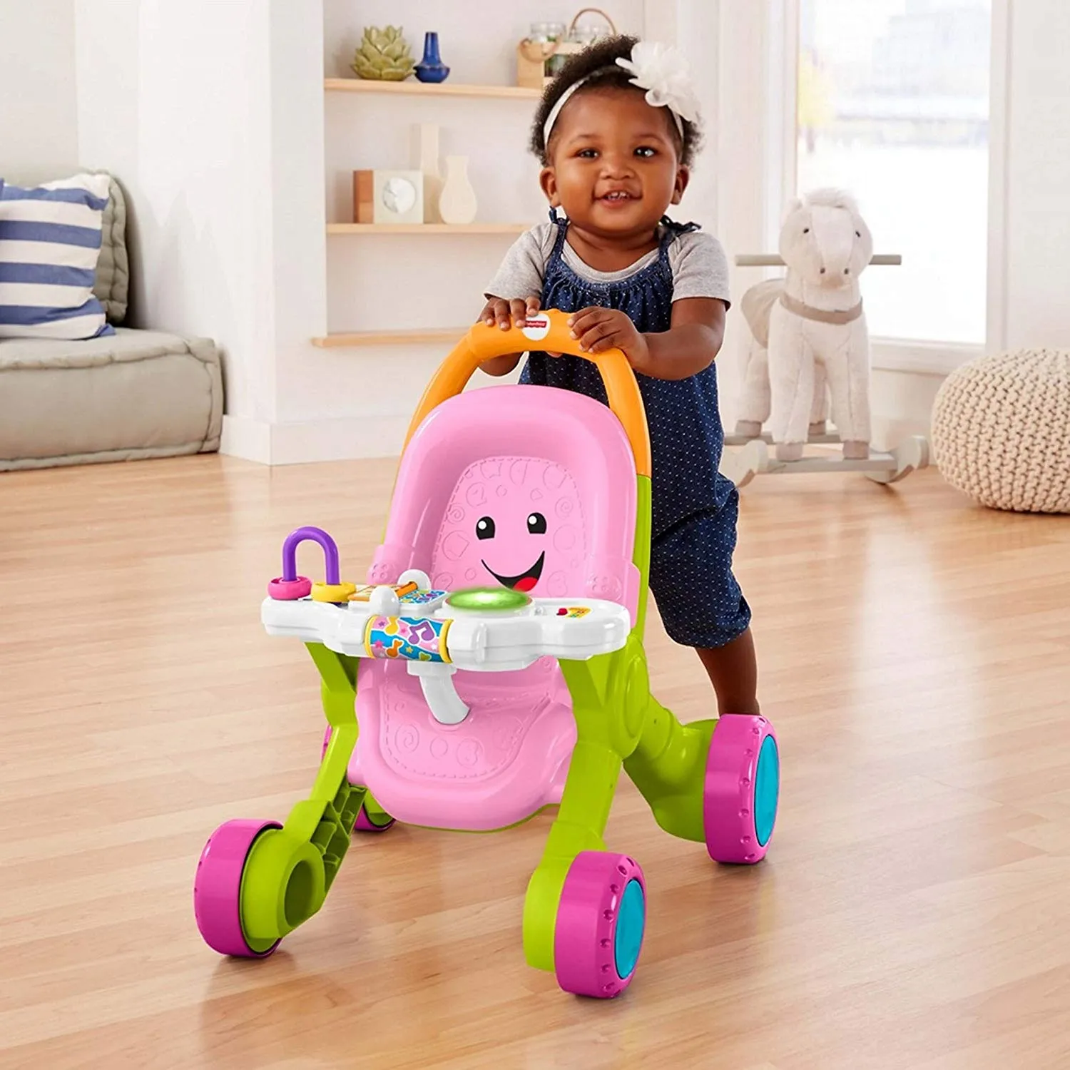 Stroll & Learn Walker Pink