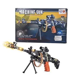Superior Light-up Military Mission Moving Bullets Gun