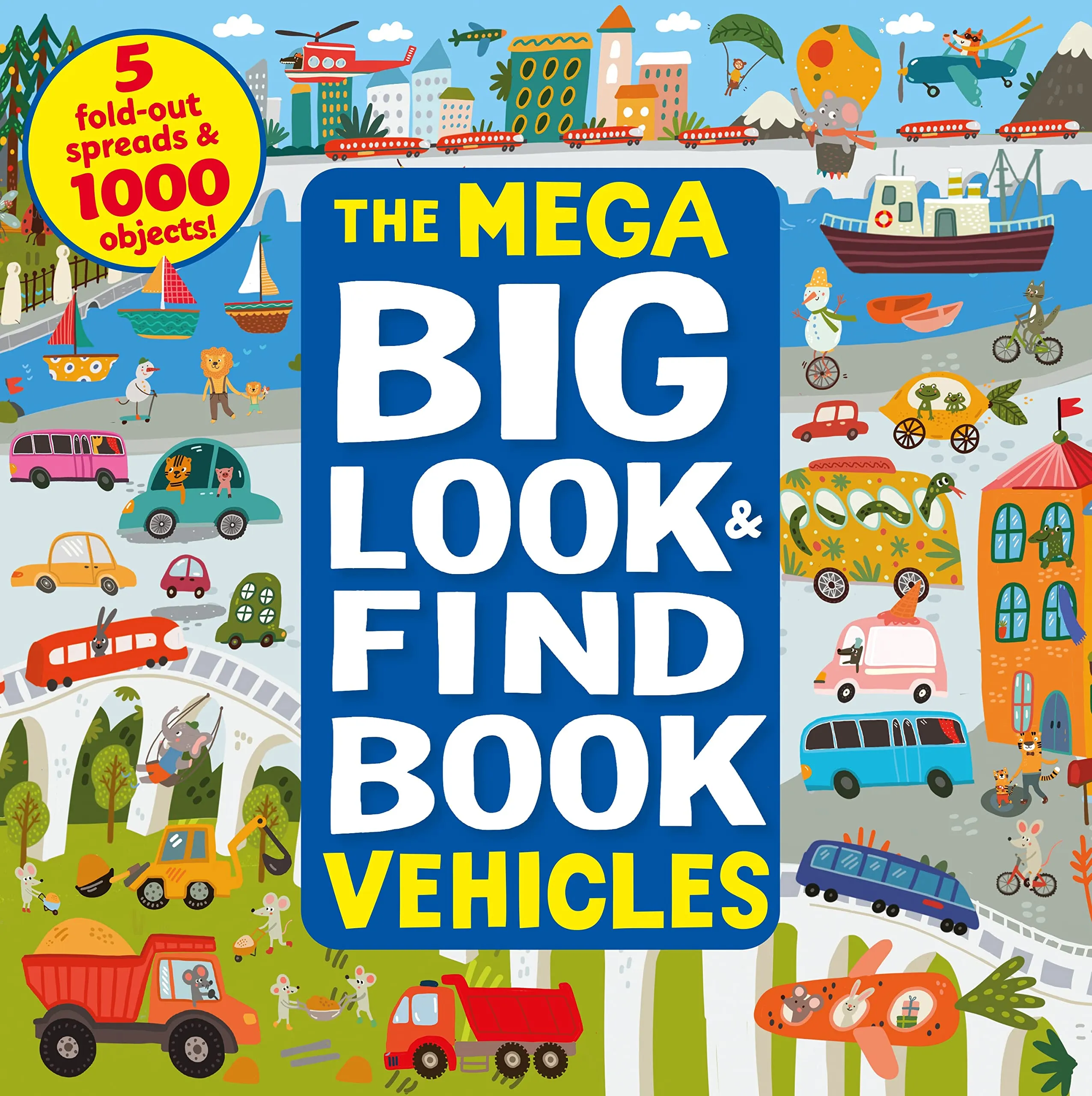 The Mega Big Look & Find Book: Vehicles