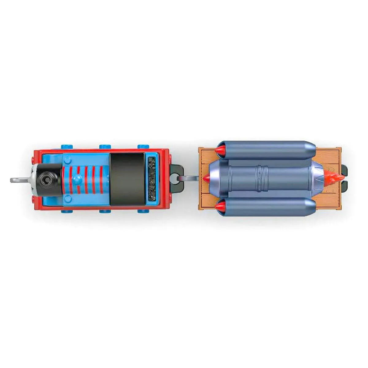 Thomas & Friends TrackMaster Push Along Rocket Thomas Train and Wagon