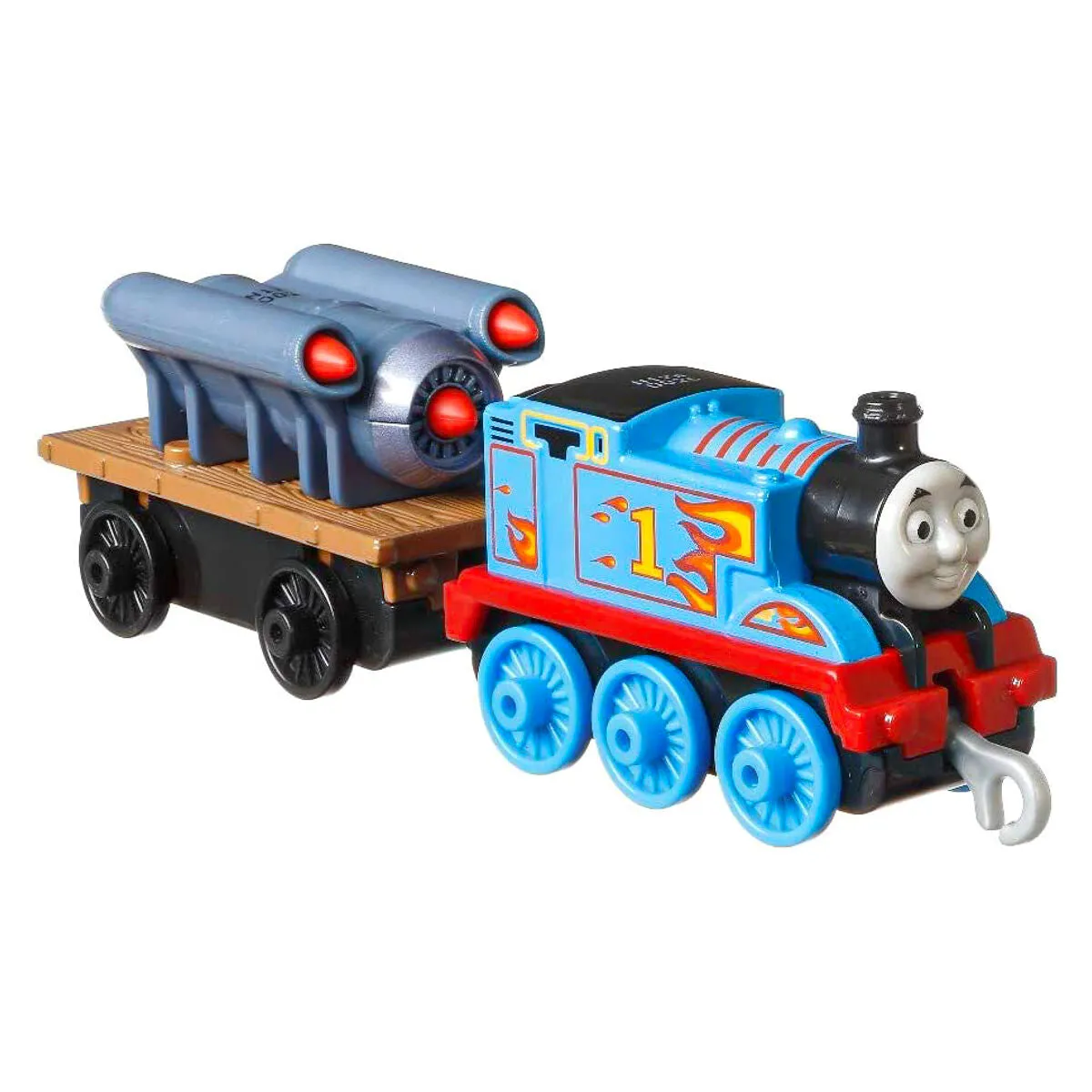 Thomas & Friends TrackMaster Push Along Rocket Thomas Train and Wagon