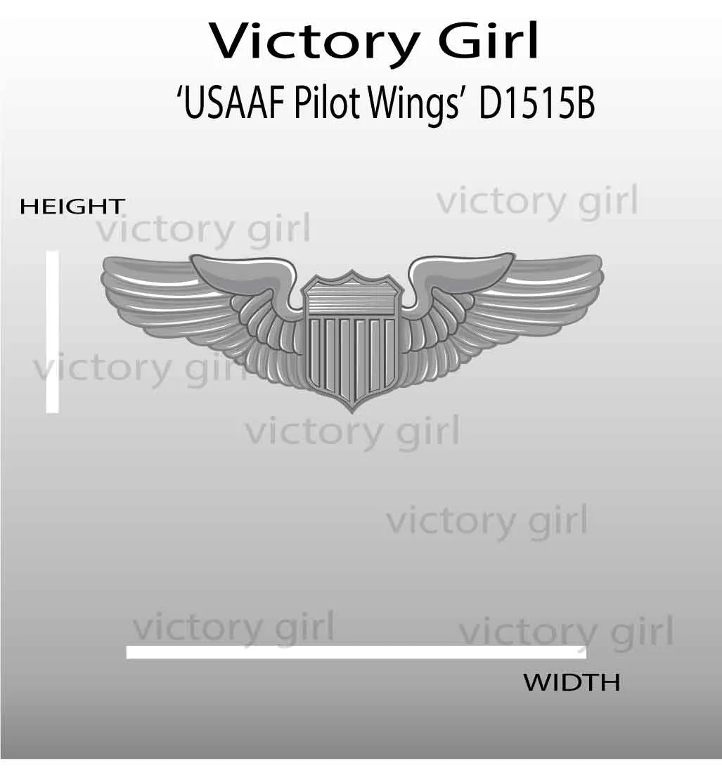 US Air Force Aviator Wings Vinyl Decal Sticker