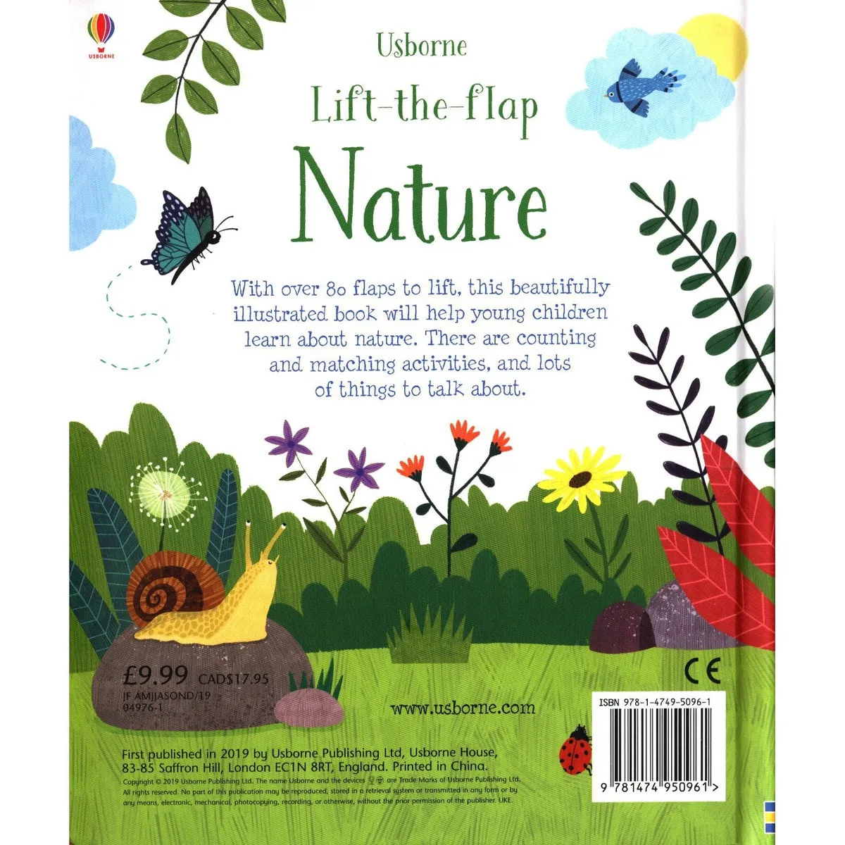 Usborne lift the flap nature