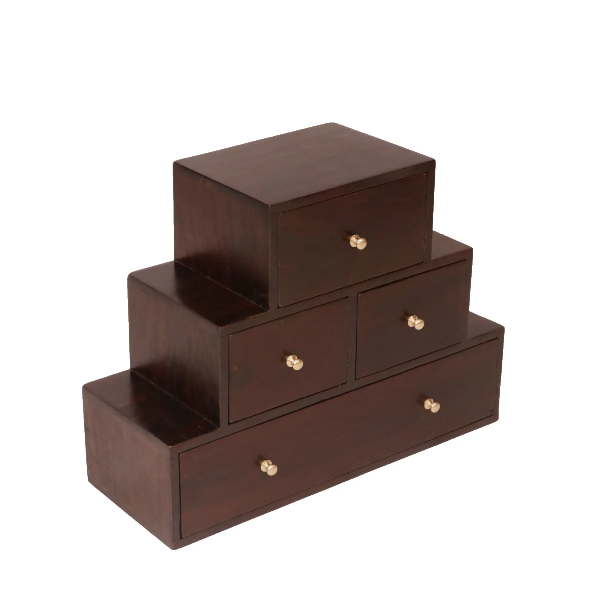 Wooden Tower Drawer Chest