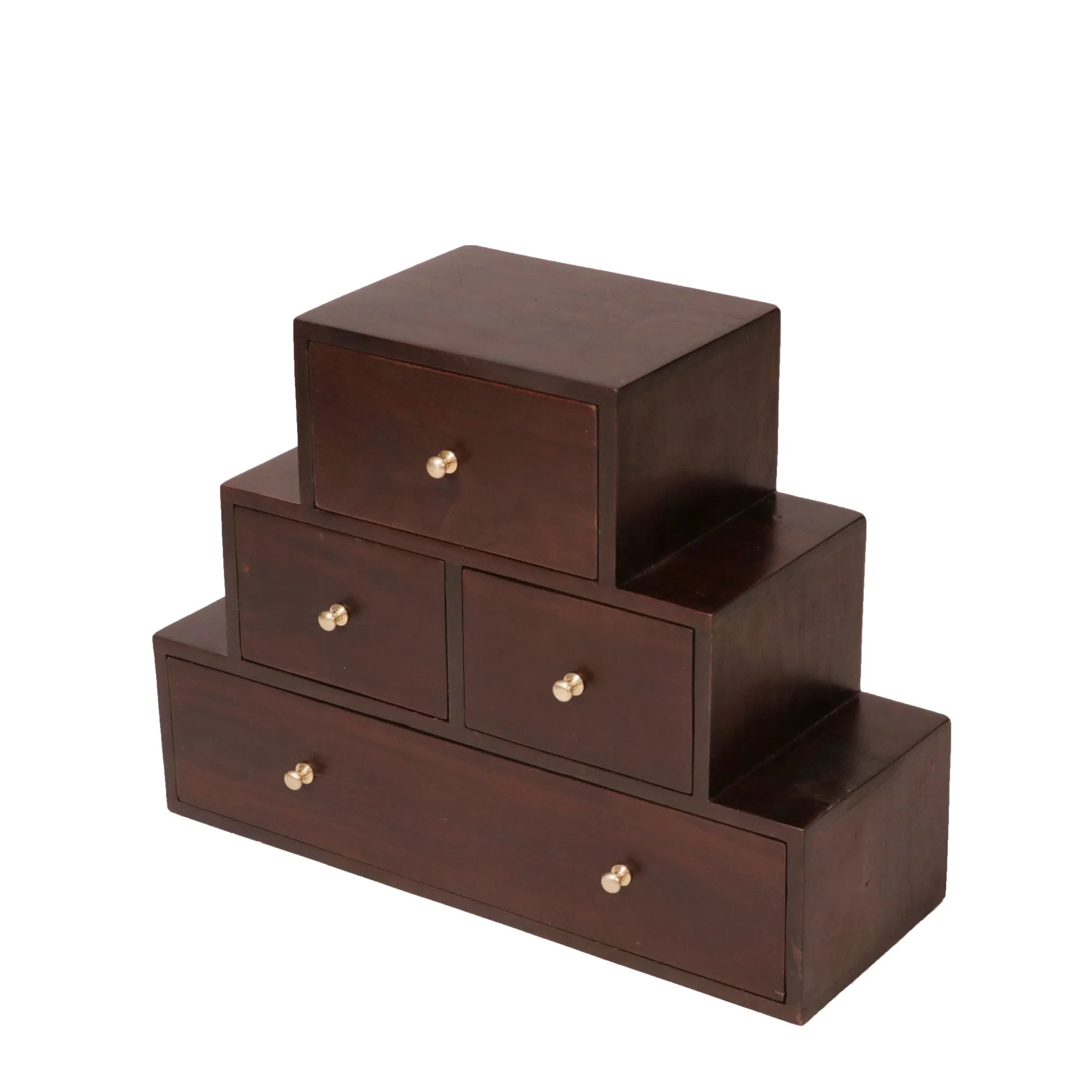Wooden Tower Drawer Chest