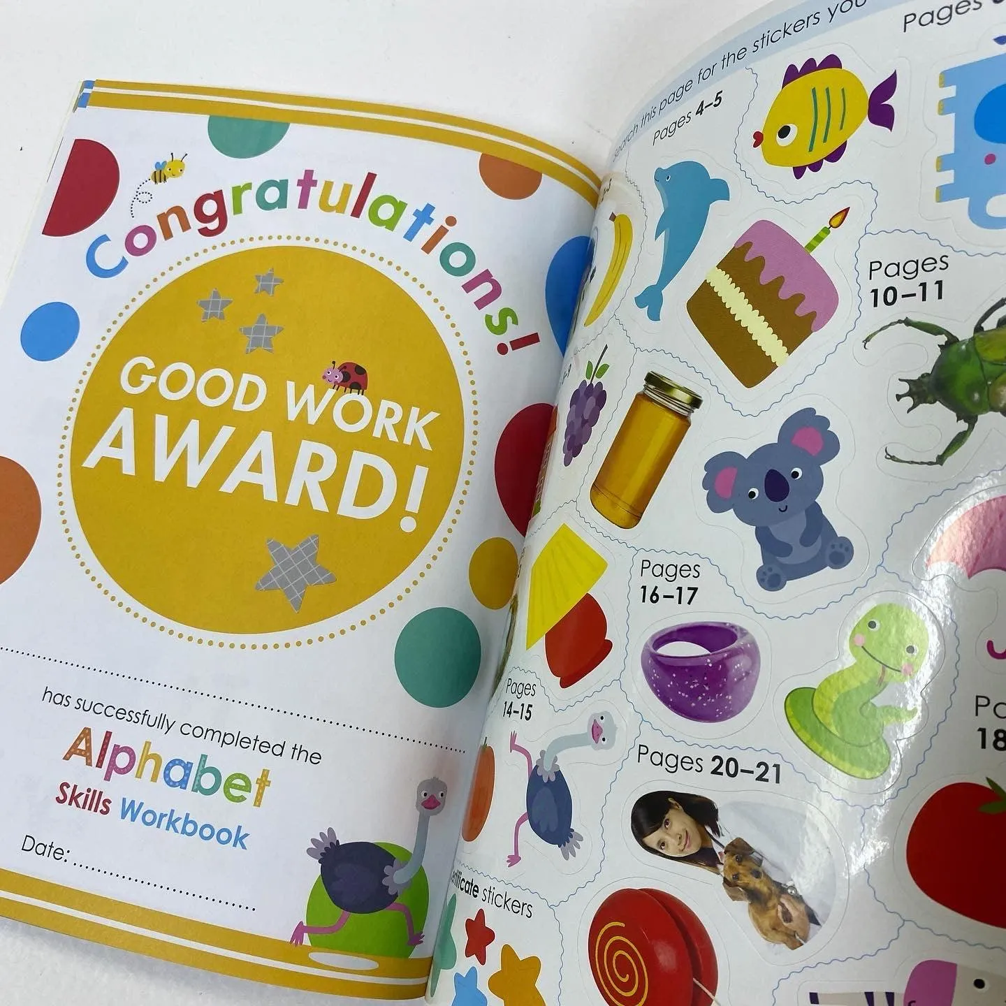 Workbook - Scholastic Early Learners - Get Ready for Pre-K Alphabet
